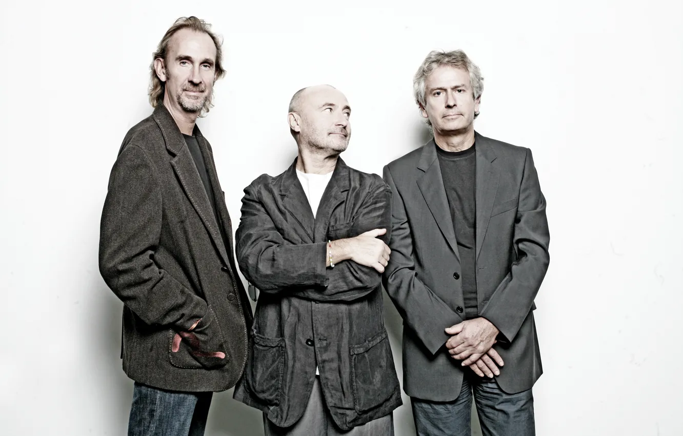 Photo wallpaper music, group, music, rock, Genesis, Phil Collins, Mike Rutherford, British rock