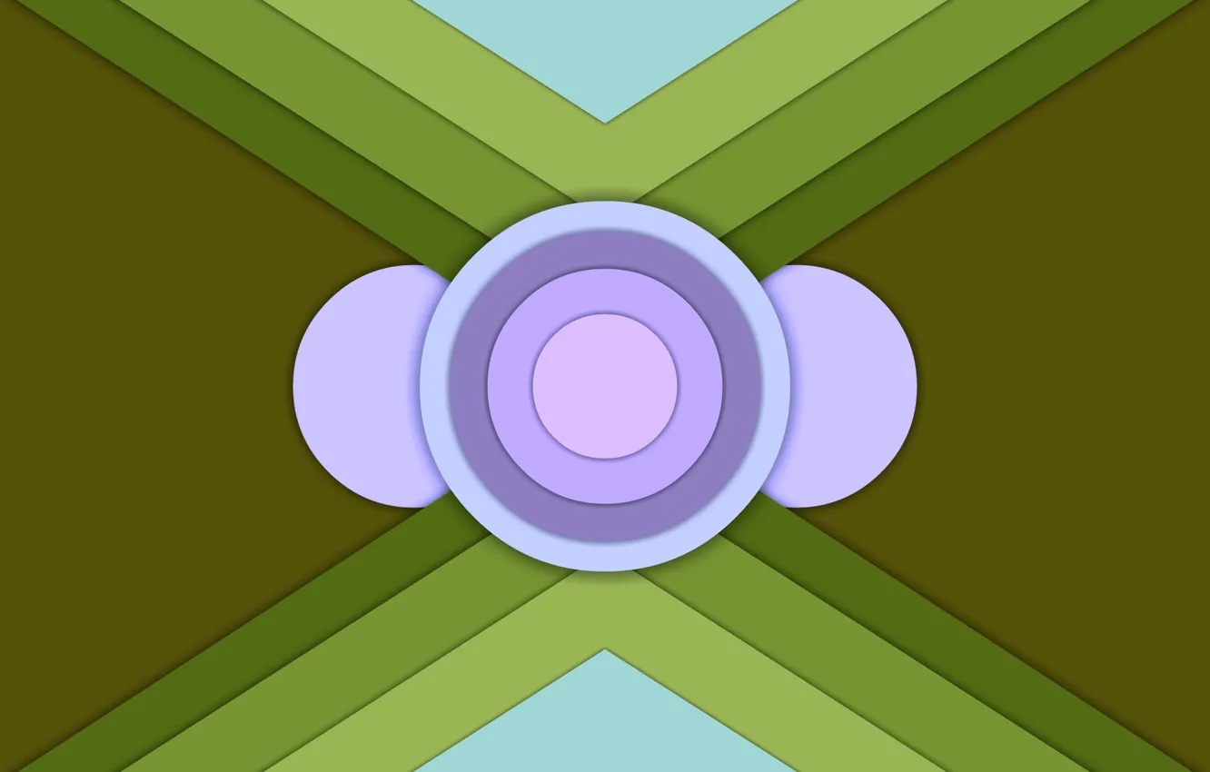 Photo wallpaper circles, figure, layer