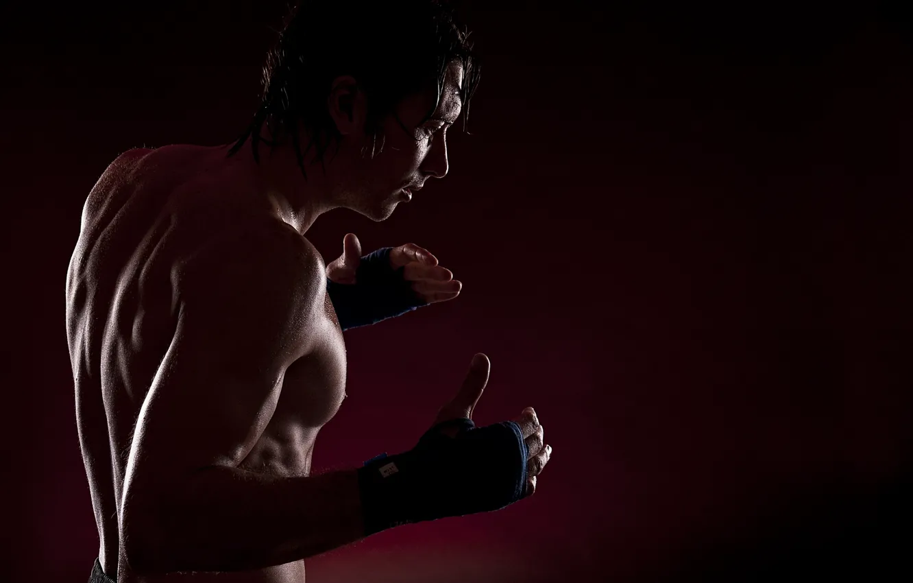 Photo wallpaper power, male, training