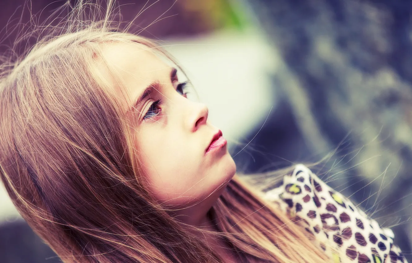 Photo wallpaper mood, portrait, girl