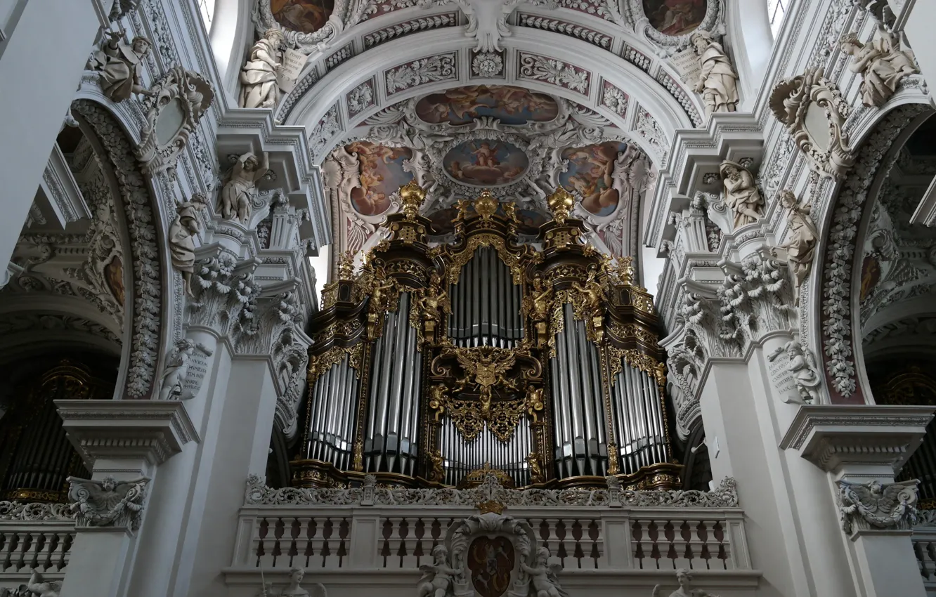 Photo wallpaper Germany, Bayern, body, Cathedral, Passau, St. Stephen's Cathedral
