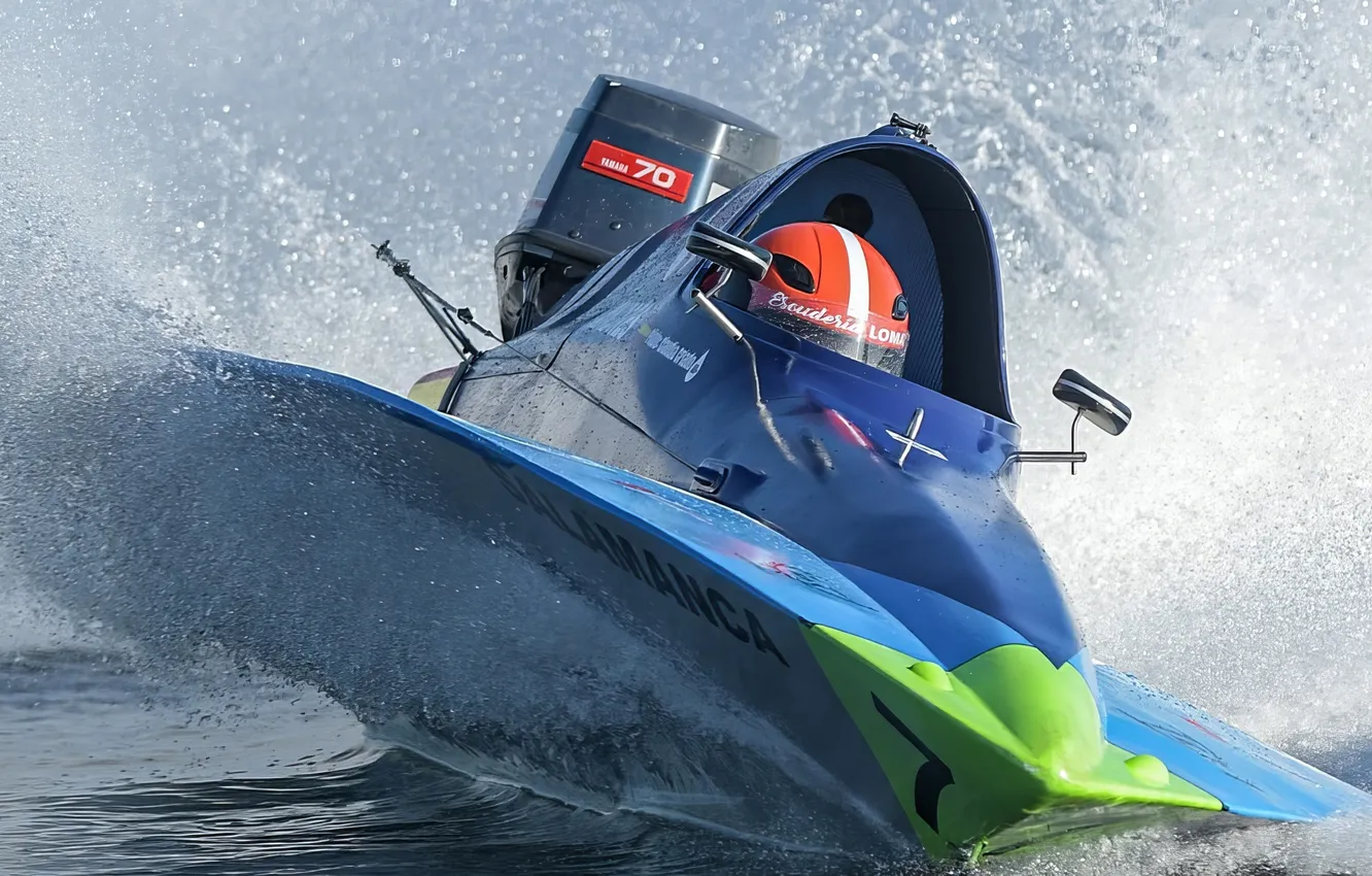 Photo wallpaper race, boat, speed
