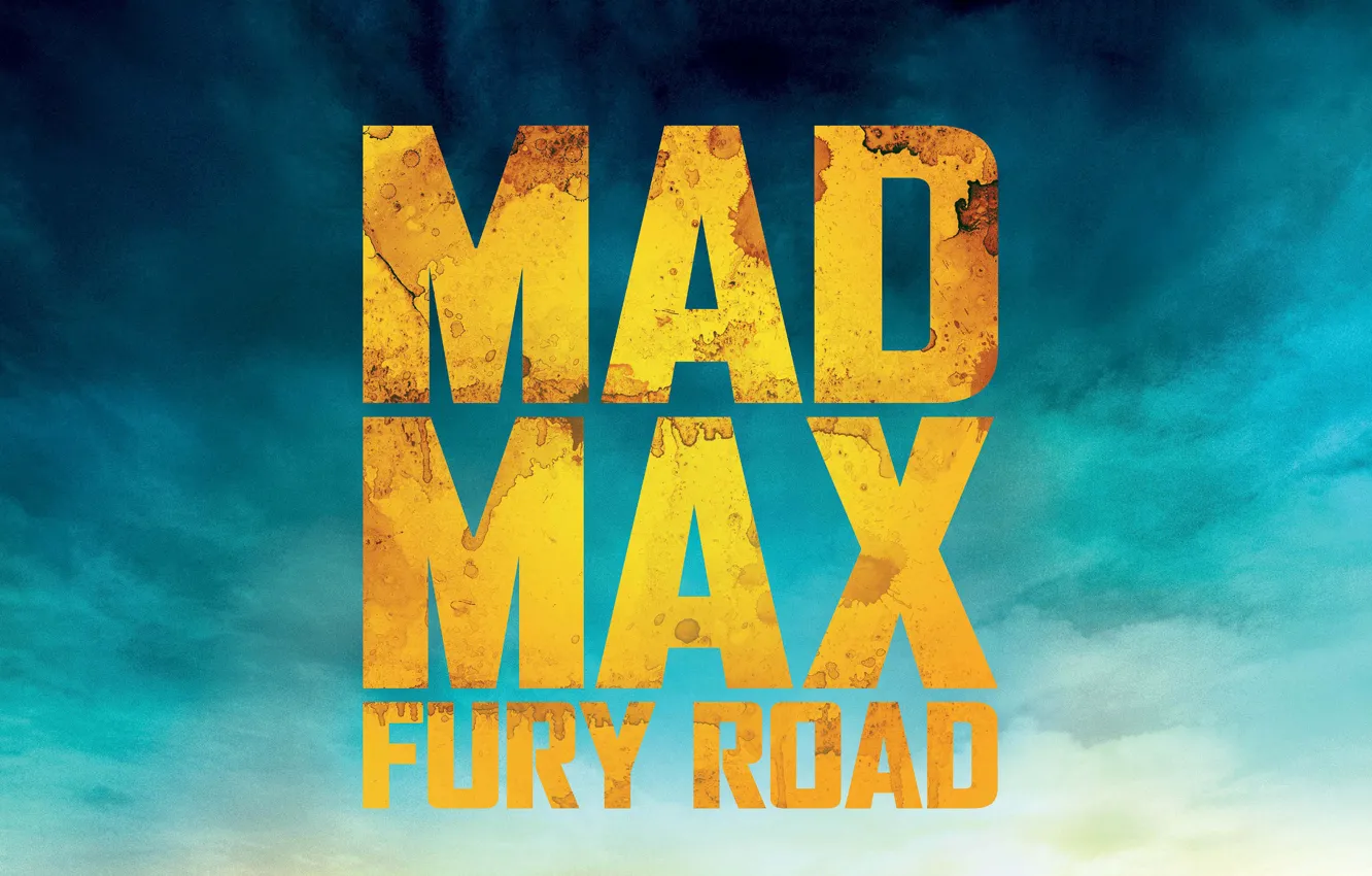 Photo wallpaper logo, Mad, background, movie, Road, Max, 2015, Mad Max Fury Road