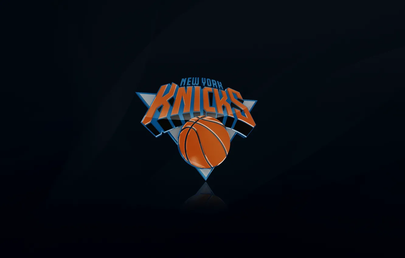Photo wallpaper background, black, logo, Basketball, New York, New York, NBA, New York Knicks