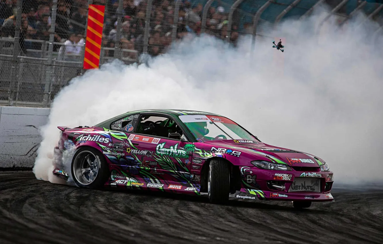 Photo wallpaper S15, drift, silvia s15, Formula Drift, 2jz power, Silvia • Nissan • Nissan Silvia, forrest …