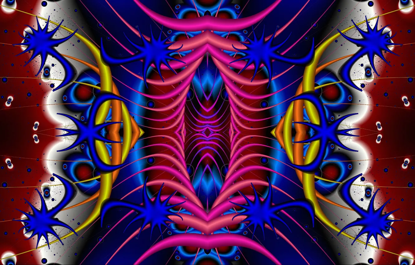 Photo wallpaper fantasy, figure, symmetry