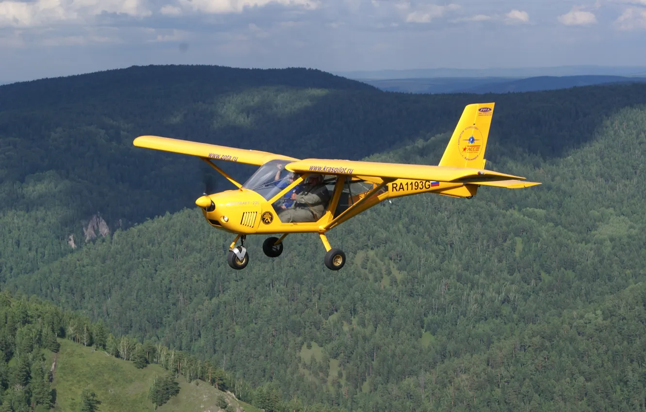 Photo wallpaper airplane, aviation, Aeropact a-32, light-engine