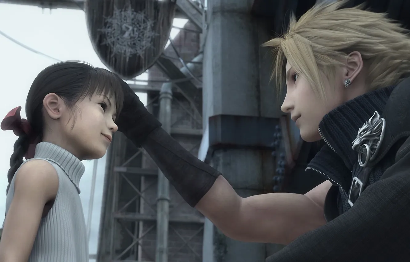 Photo wallpaper anime, Final Fantasy 7, Stryfe, Cloud, advent children, finalka, Yuffie Kisaragi