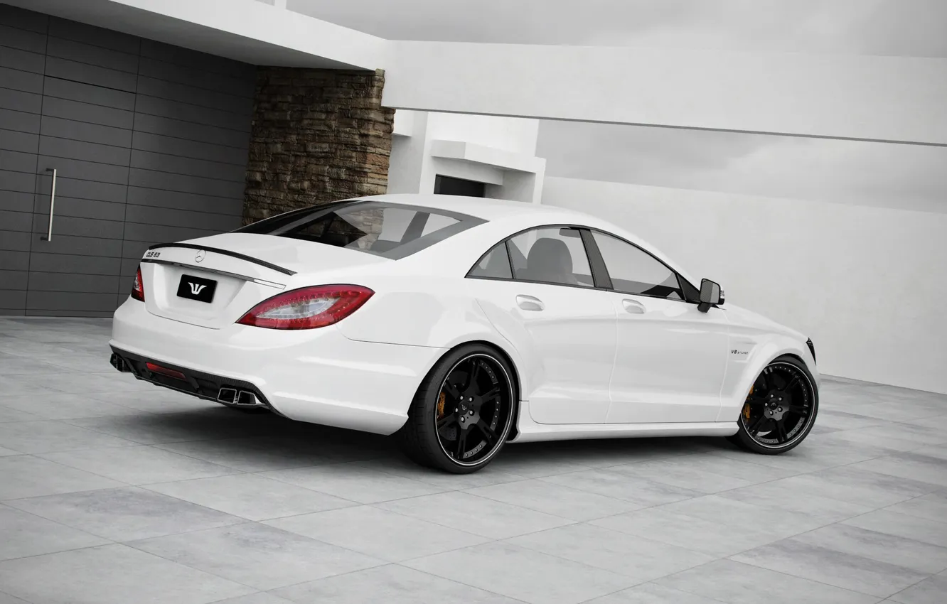 Photo wallpaper back, Mercedes, Mercedes, AMG, tuning, CLS63