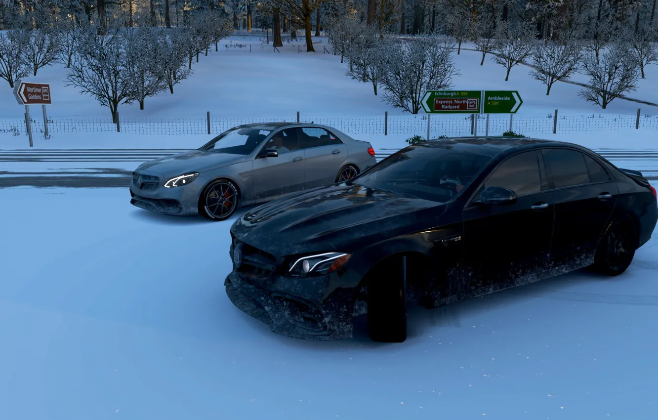 Photo wallpaper car, Brabus, Mersedes, Forza 4, Tillex