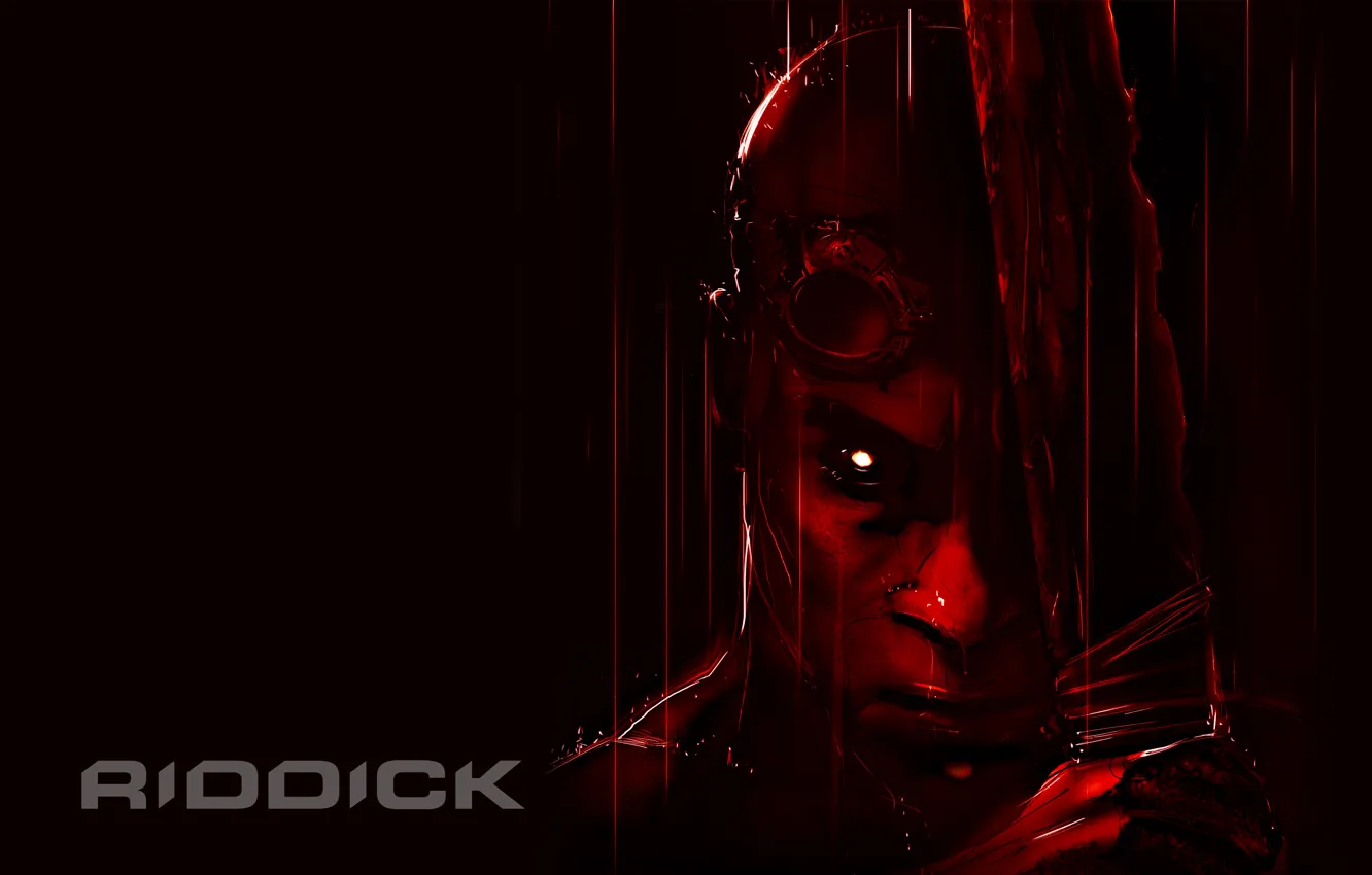 Photo wallpaper Face, VIN Diesel, Vin Diesel, 2013, Riddick, Riddick
