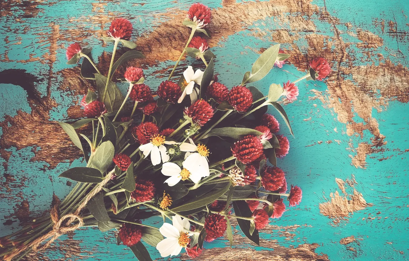 Photo wallpaper flowers, background, bouquet, daffodils