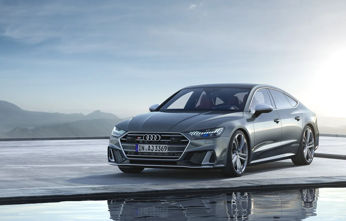 Photo wallpaper Audi, TDI, Sportback, Audi S7, 2019