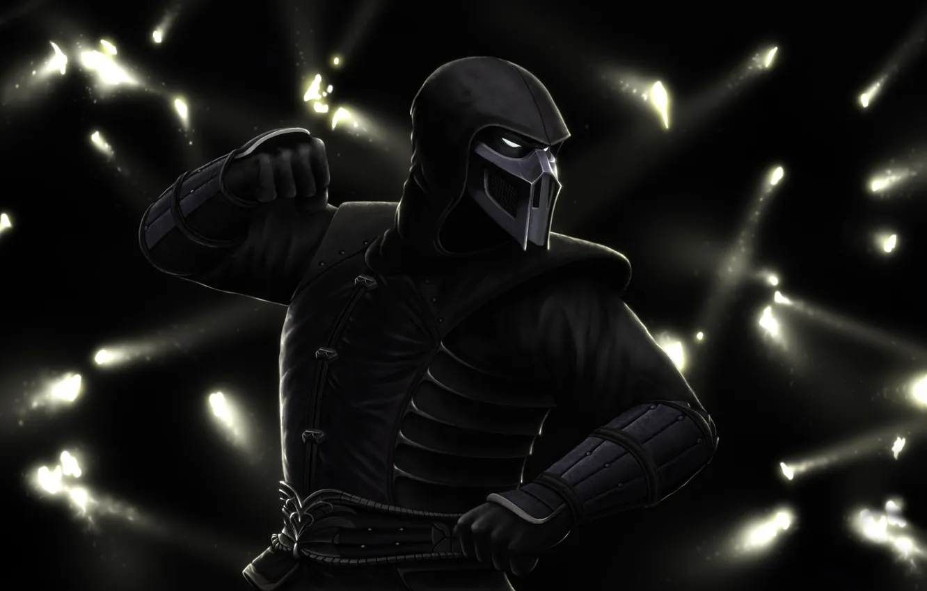 Photo wallpaper shadow, fighter, ninja, Mortal Kombat, Noob Saibot