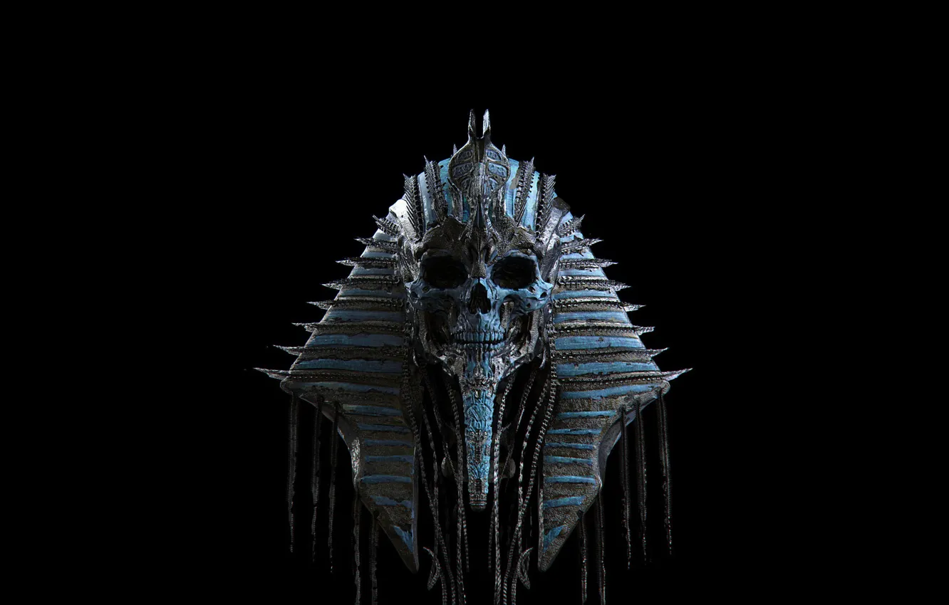 Photo wallpaper death, skull, Egypt