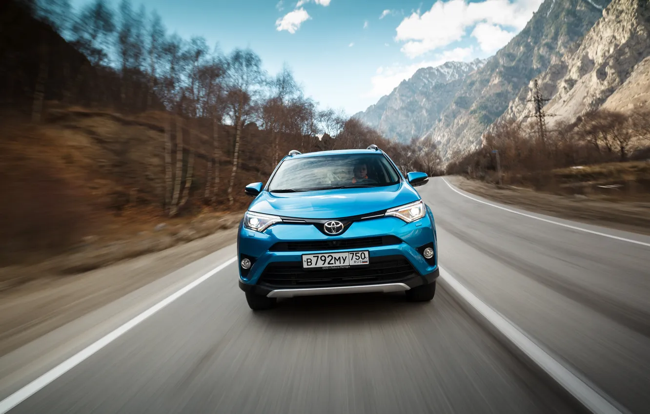 Photo wallpaper Toyota, Toyota, crossover, RAV4