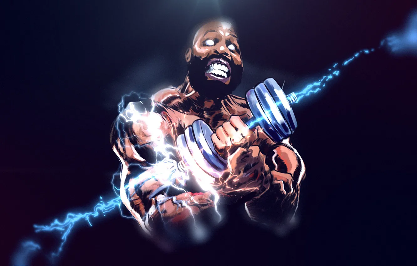 Photo wallpaper CT Fletcher, ISYMFS, Iron Addicts