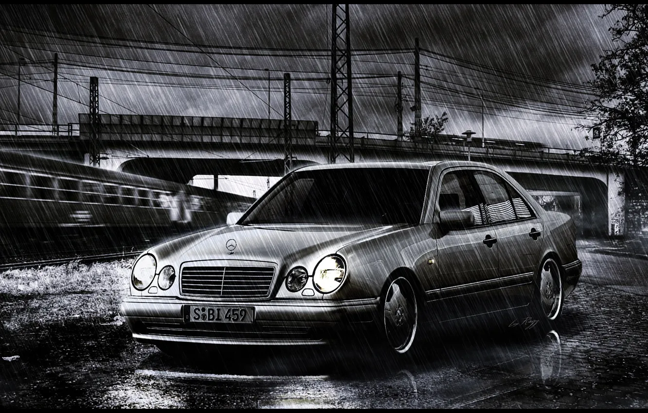 Photo wallpaper Mercedes, Lupato, 210