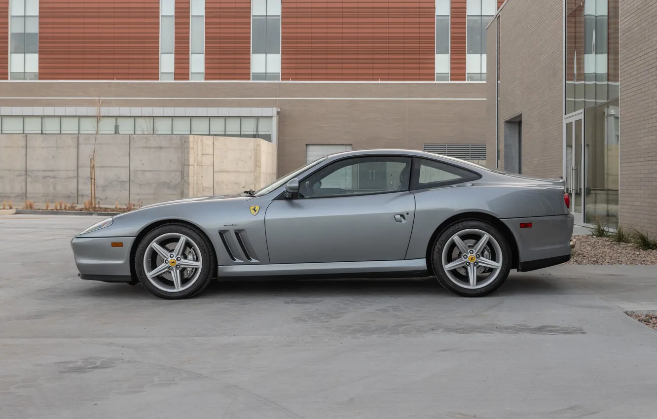 Photo wallpaper Ferrari, 575, side view, Ferrari 575M Maranello