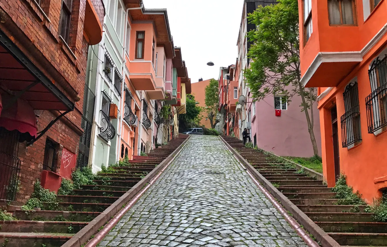 Wallpaper street, houses, turkey, istanbul images for desktop, section