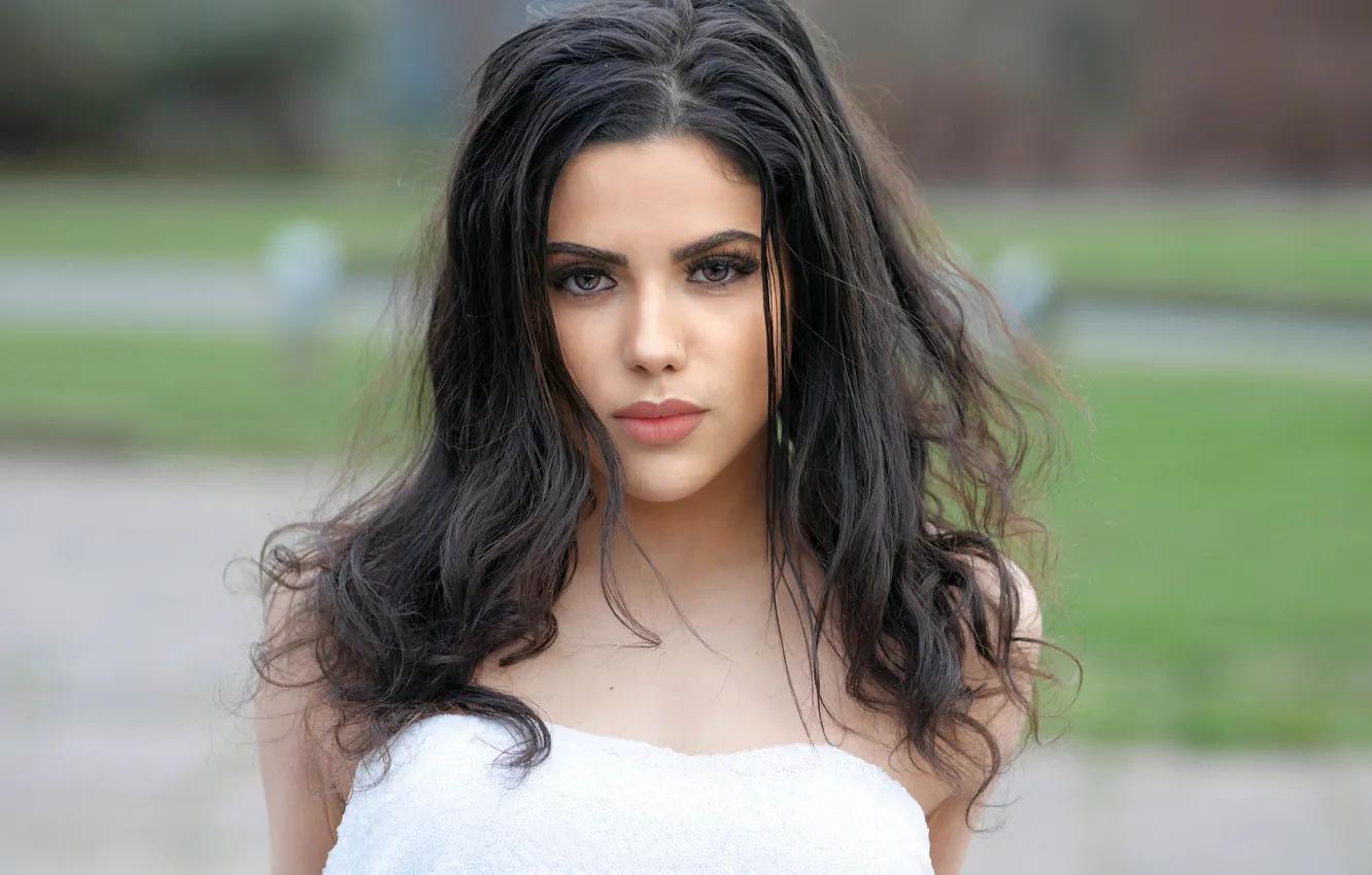 Photo wallpaper look, background, hair, beauty