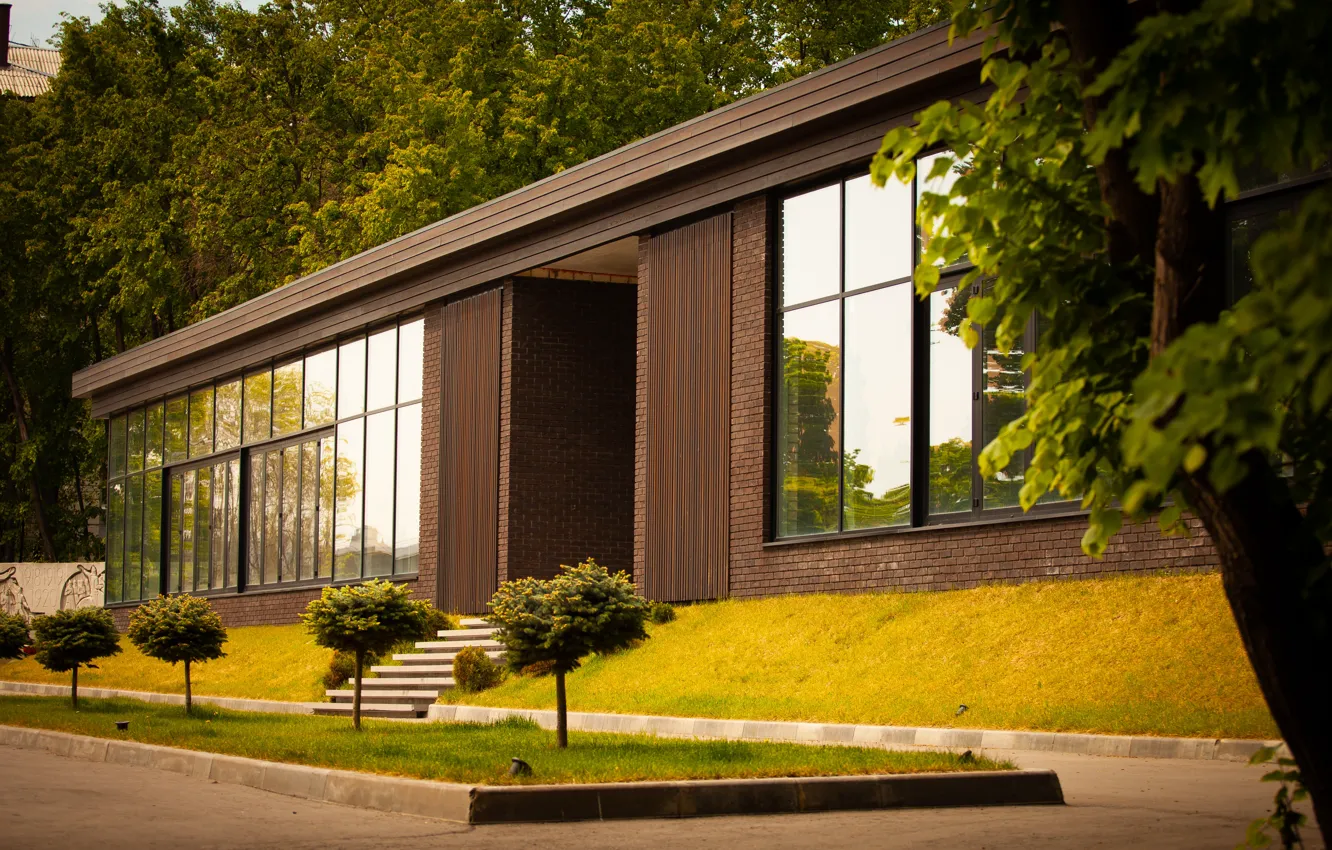 Photo wallpaper the city, building, Ulyanovsk