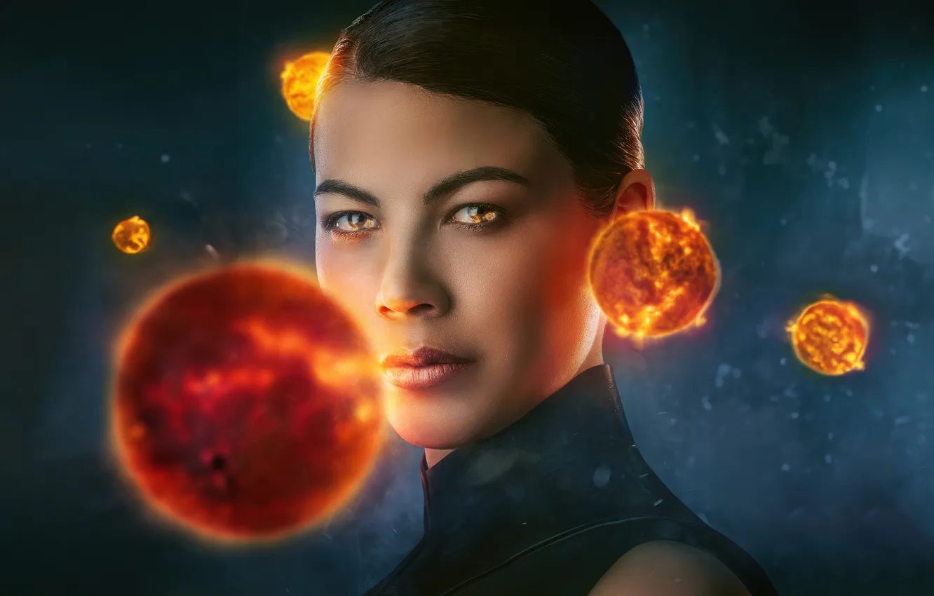 Photo wallpaper look, girl, 3 Body Problem, The 2024 Miniseries