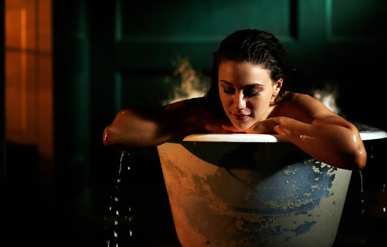 Photo wallpaper background, bath, actress, JENNA BIRD