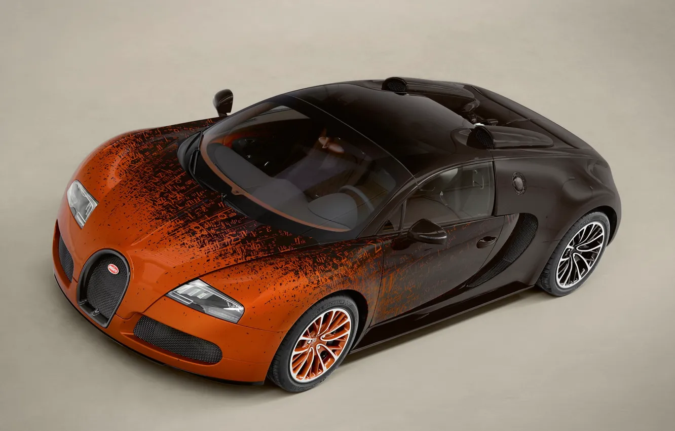 Photo wallpaper Roadster, Bugatti, Veyron, Grand Sport, Venet