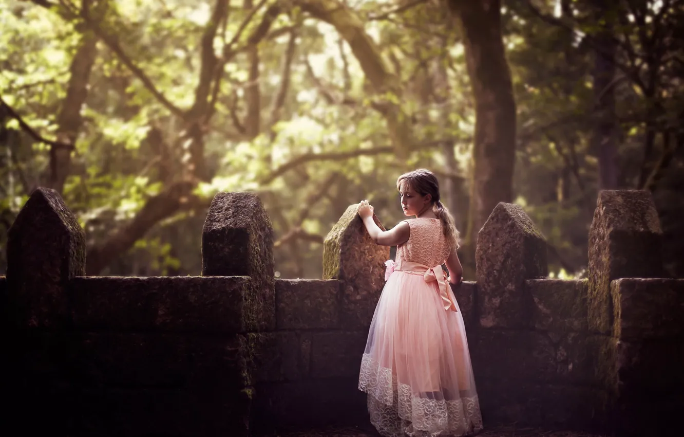 Photo wallpaper look, portrait, girl