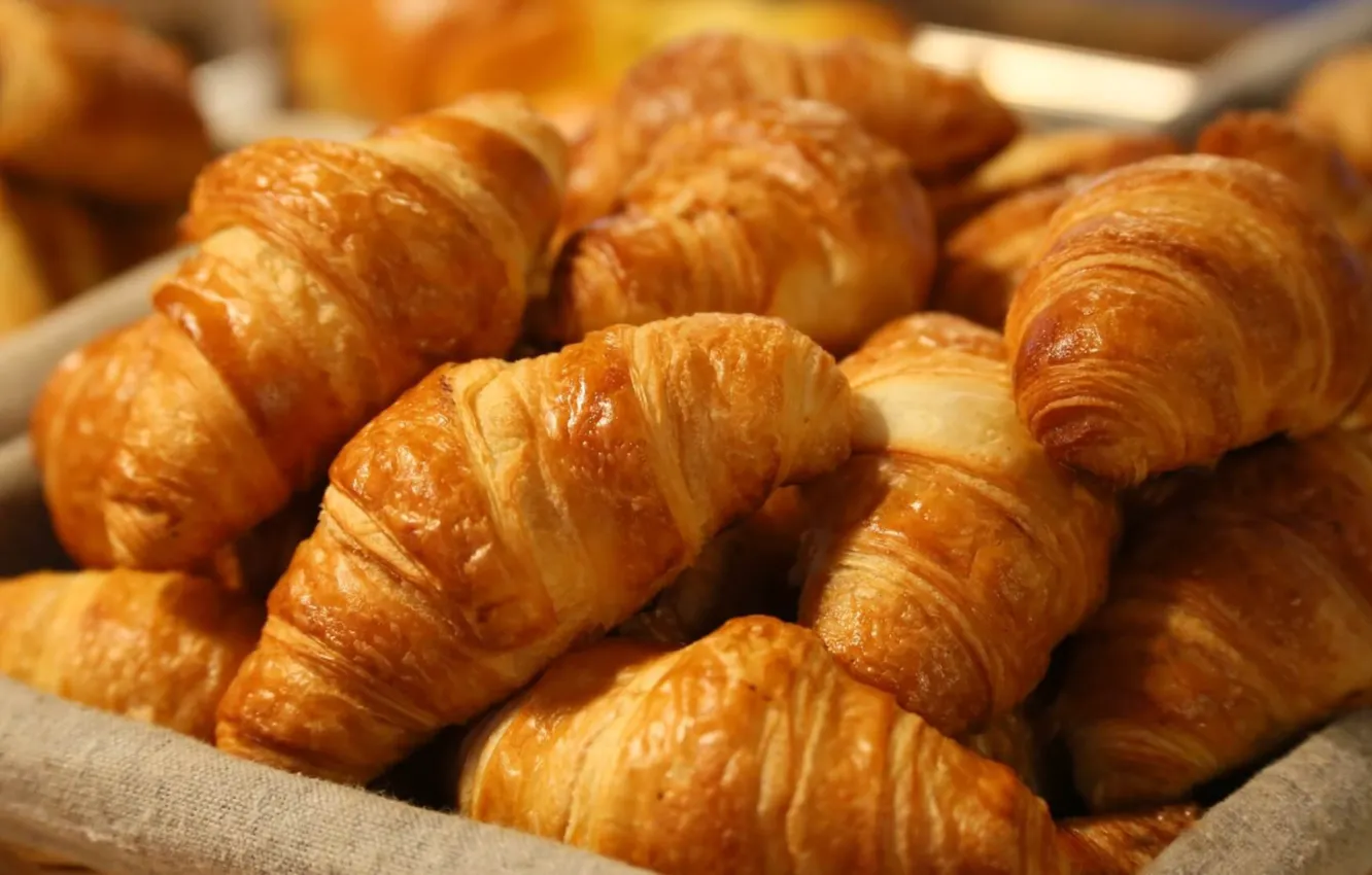 Photo wallpaper cakes, bagel, croissant