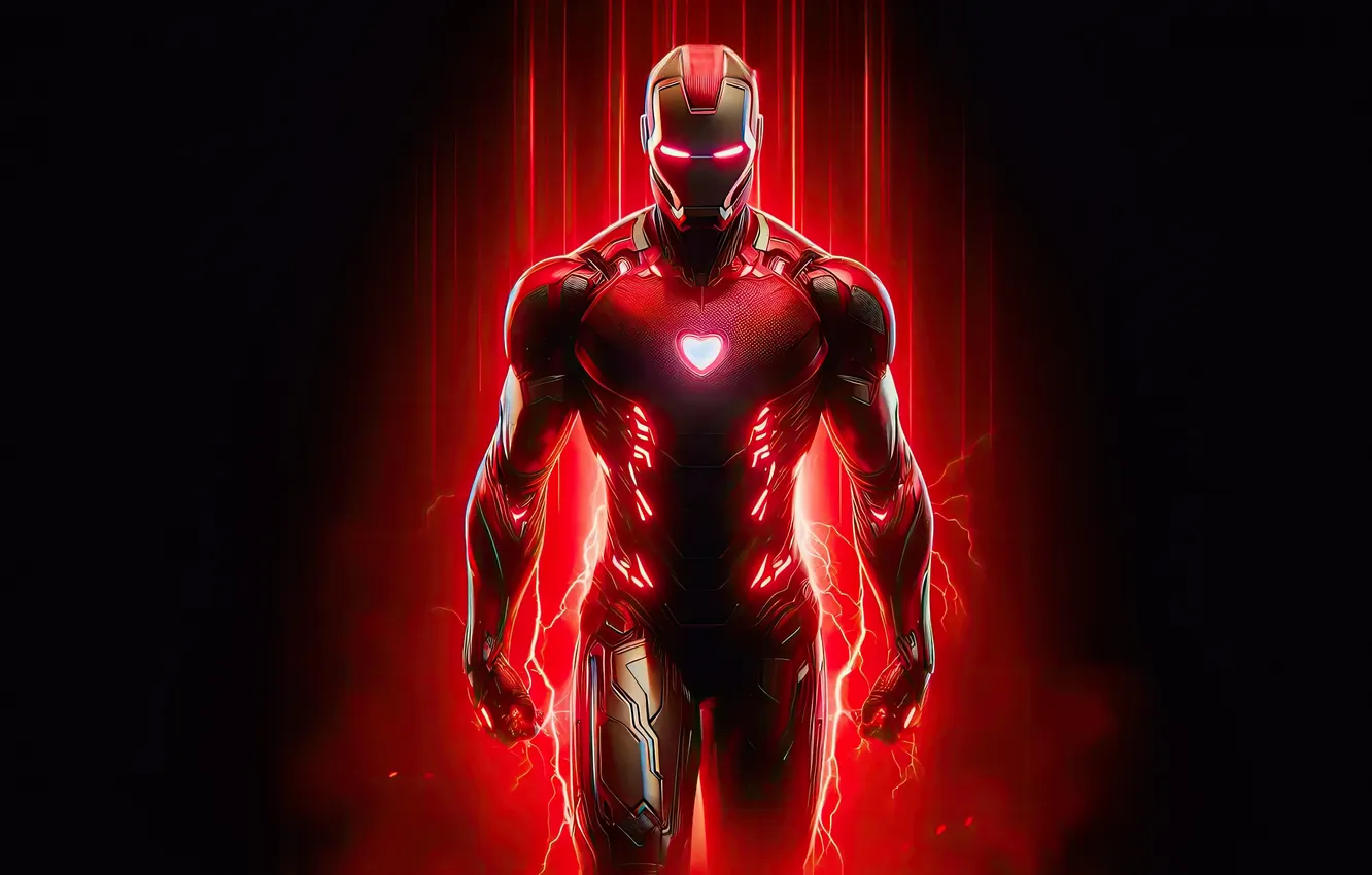 Photo wallpaper science fiction, Marvel, comics, iron man
