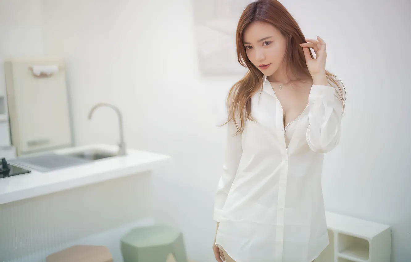 Photo wallpaper China, girl, sexy, girls, woman, model, asian, cute