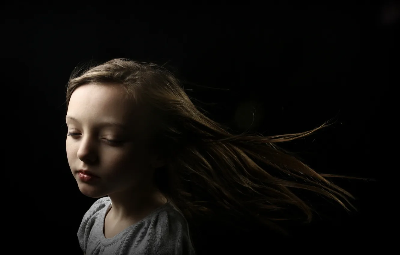 Photo wallpaper mood, portrait, girl