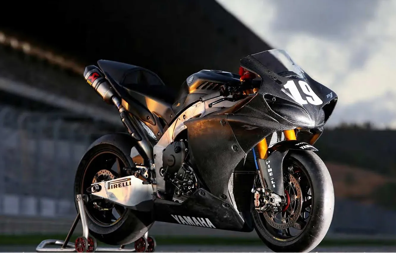 Photo wallpaper Moto, Yamaha R1, Sport Bike