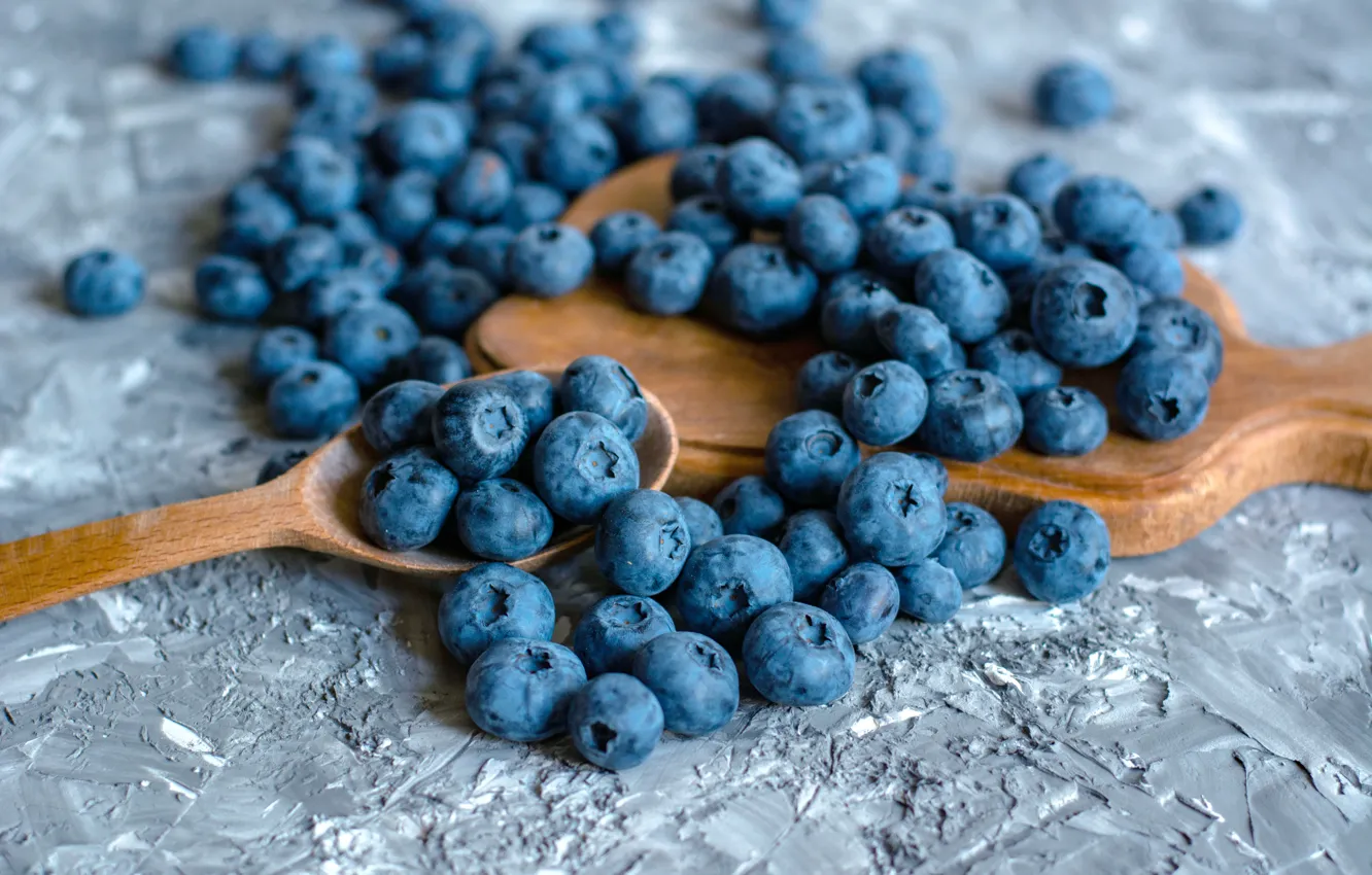 Photo wallpaper blueberries, berries, lahina