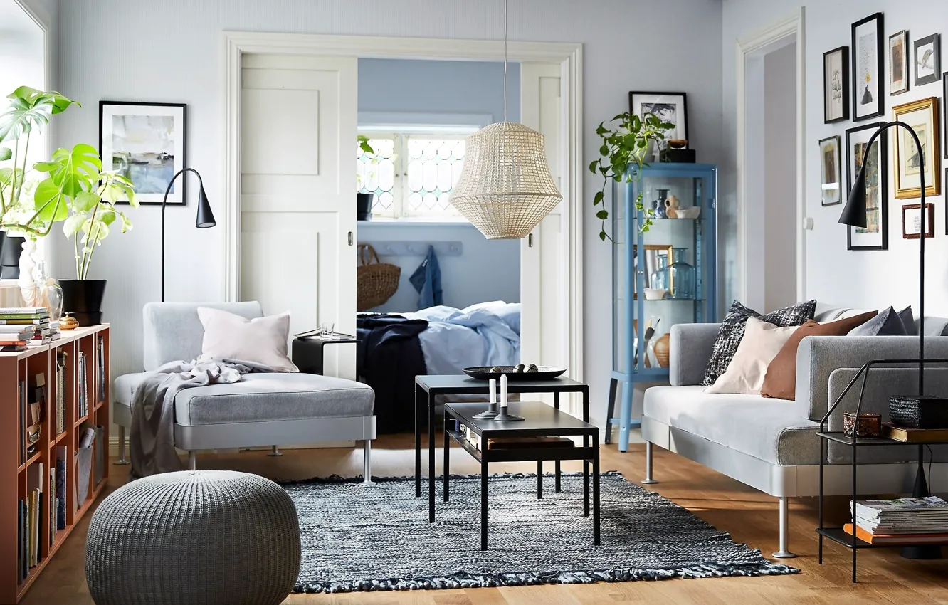 Photo wallpaper IKEA, style, interior, IKEA idea decor, IKEA Decor, furniture for small spaces, amazing ideas for …