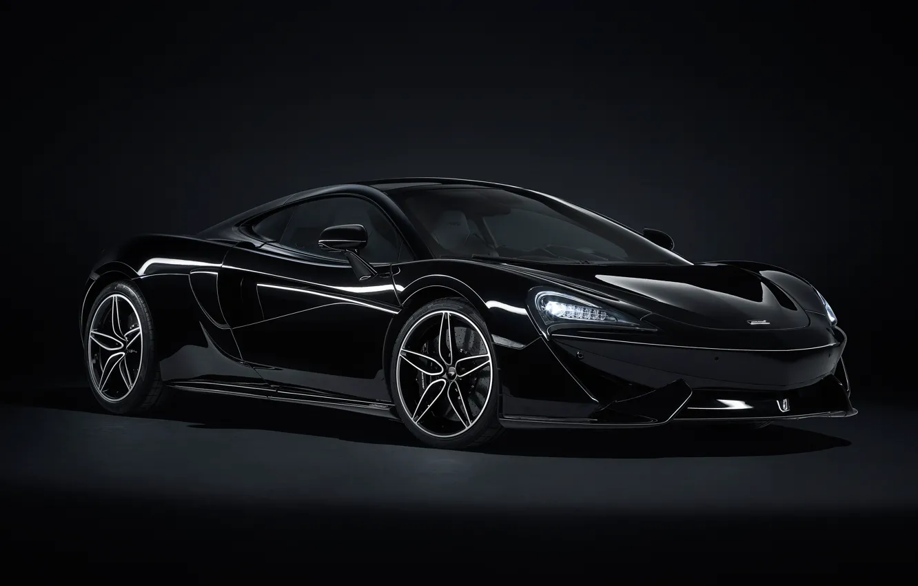 Photo wallpaper McLaren, supercar, 2018, MSO, 570GT, Black Collection