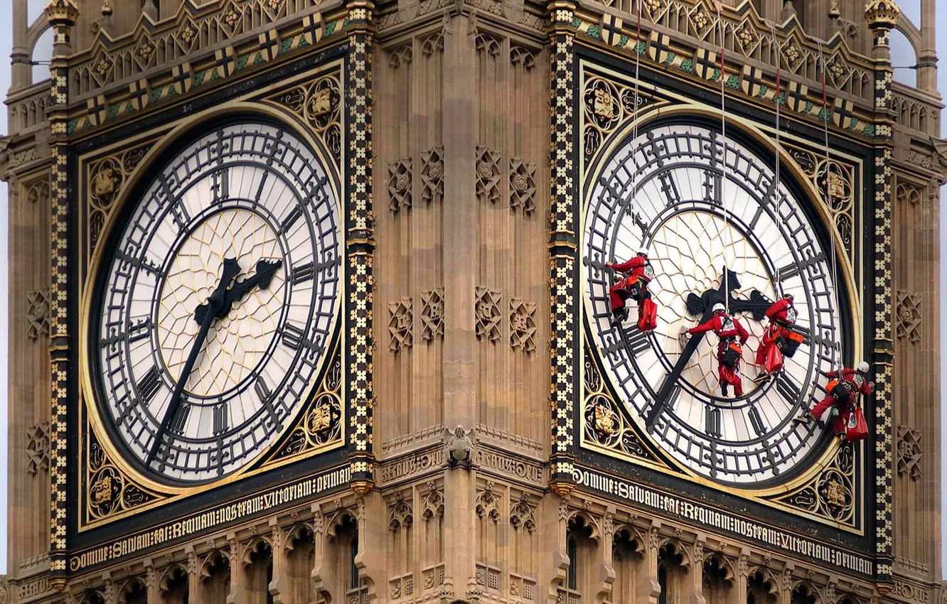 Photo wallpaper watch, England, London, Big Ben