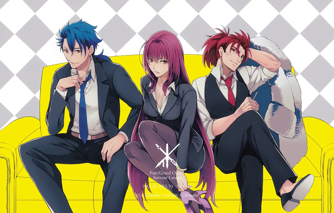 Photo wallpaper girl, anime, art, guy, Fate/Grand Order