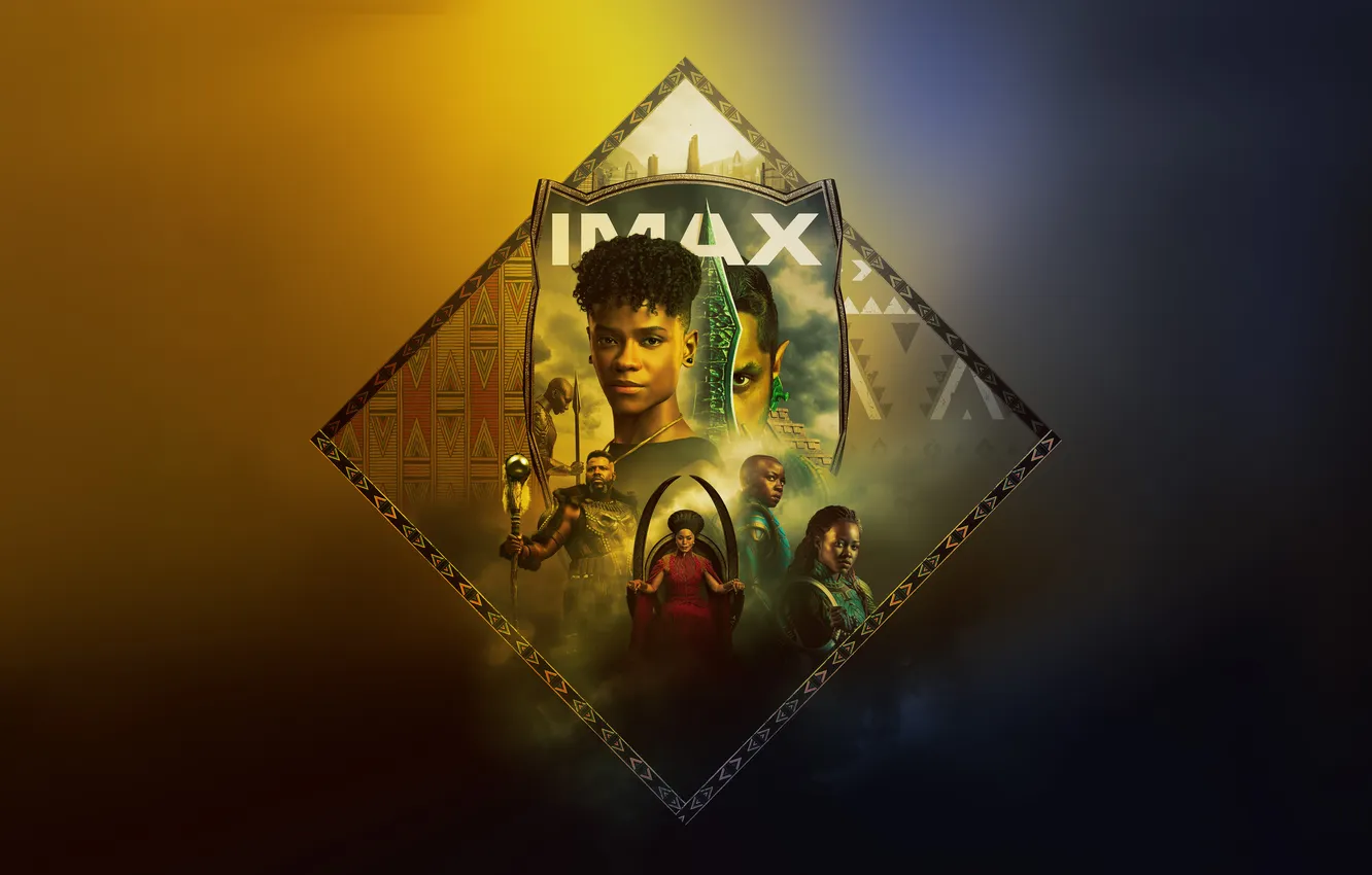 Photo wallpaper fiction, poster, Marvel, comic, IMAX, Black Panther: Wakanda Forever, Black Panther: Wakanda Forever