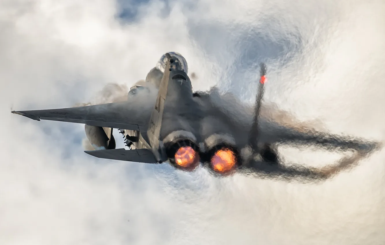 Photo wallpaper fighter, Fighter Aircraft, F-15, aircraft