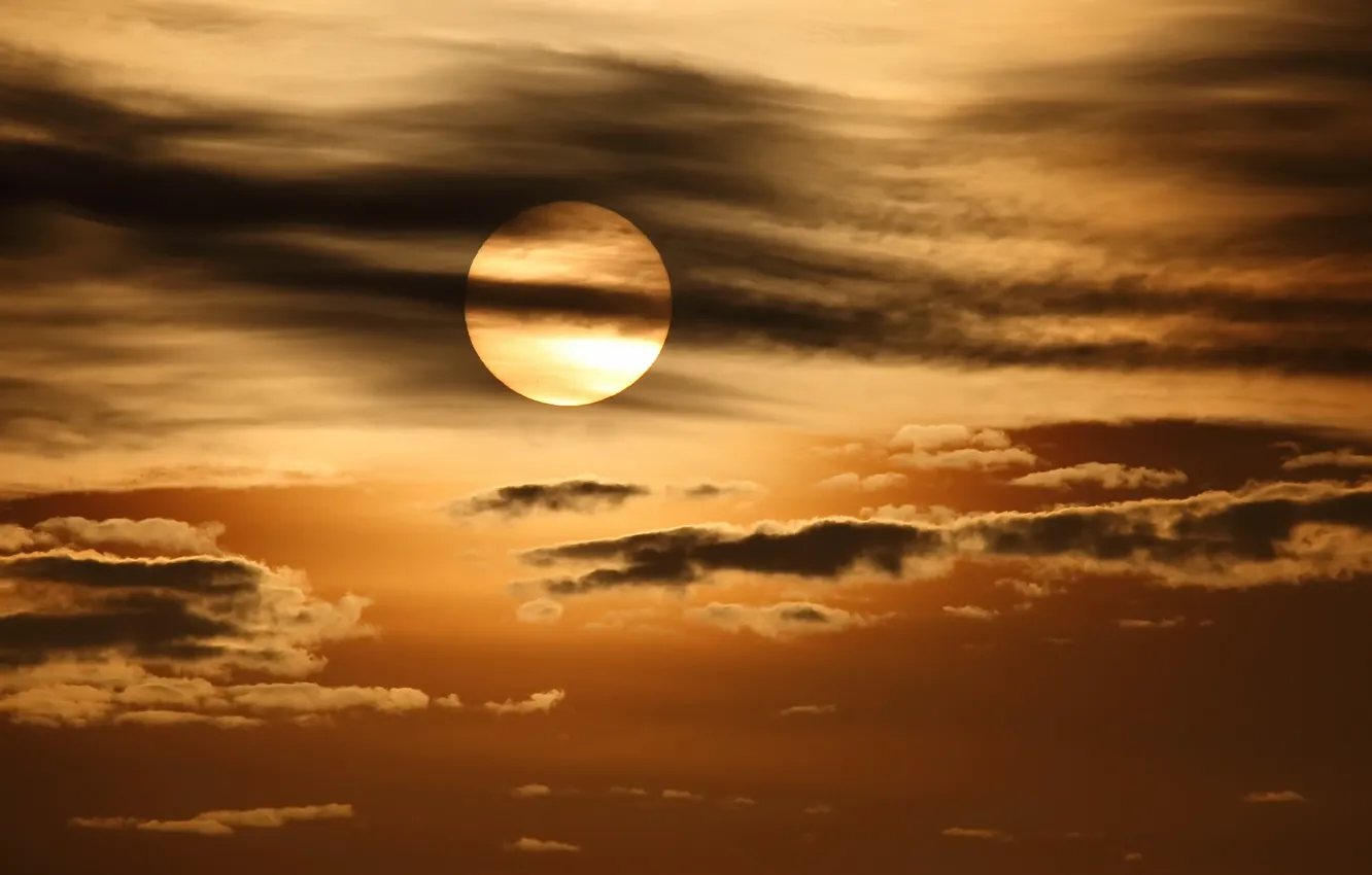 Photo wallpaper the sky, nature, obloka