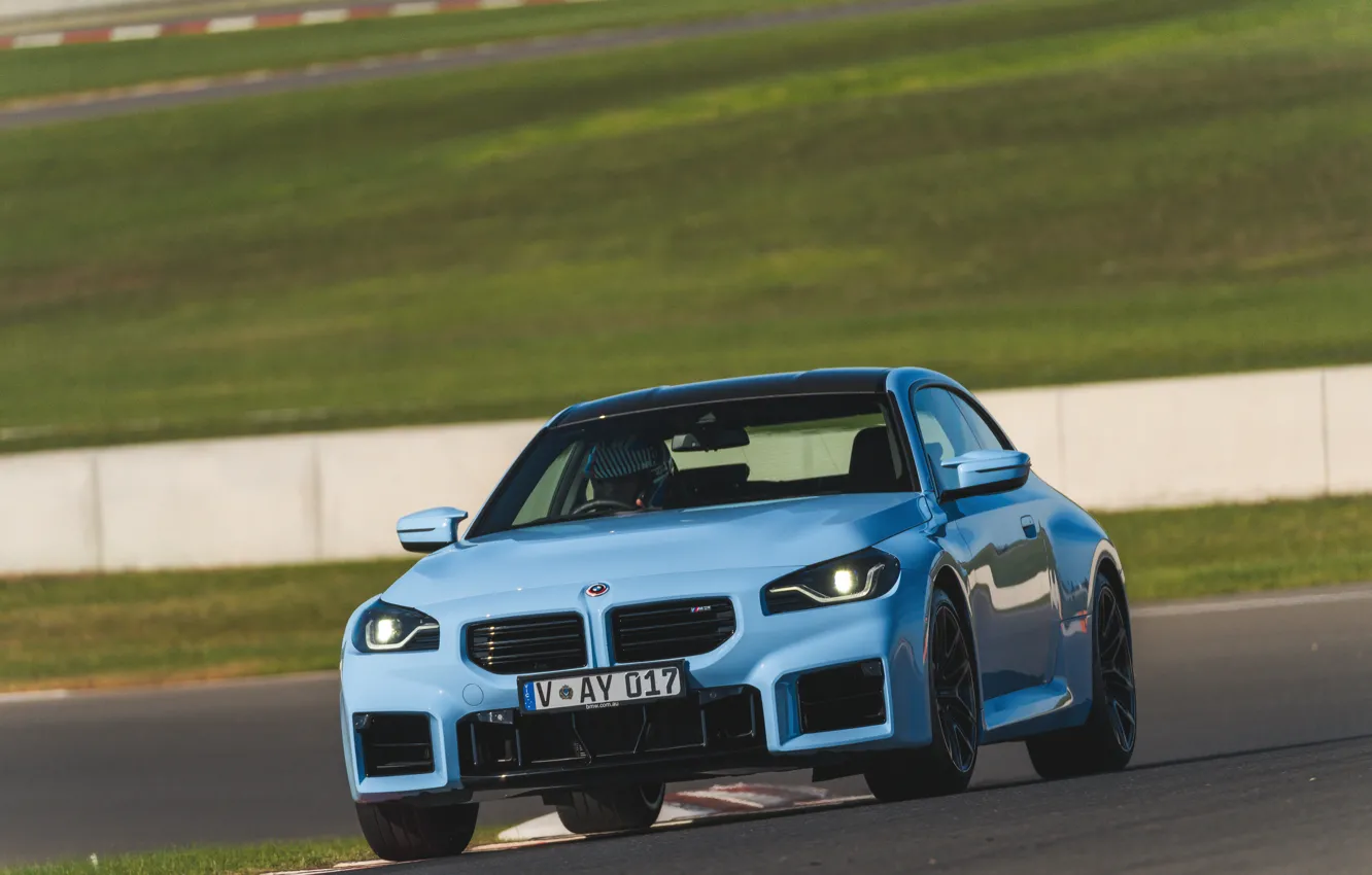 Photo wallpaper BMW, headlights, M2, G87, BMW M2 MT, 🤢