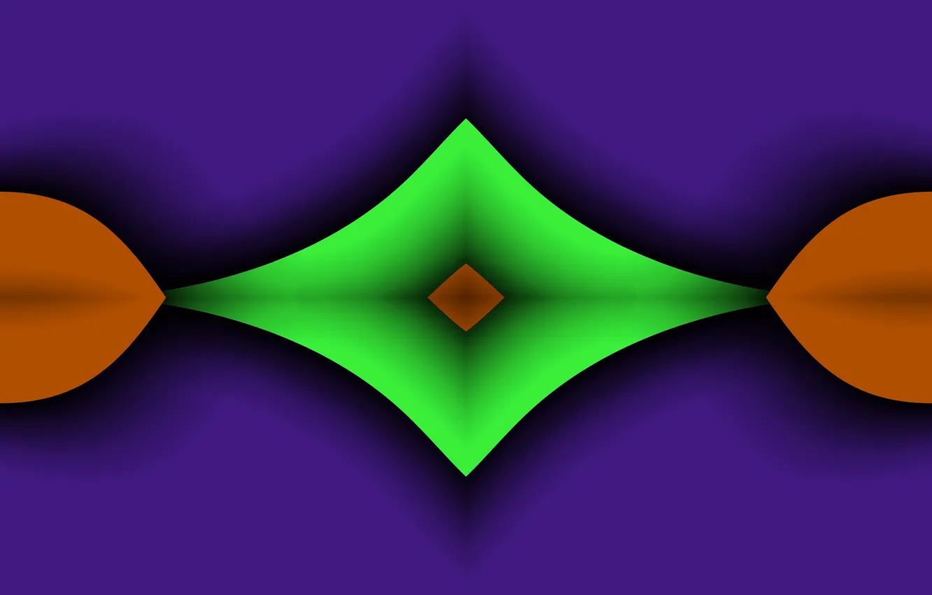 Photo wallpaper colored, shadow, figure