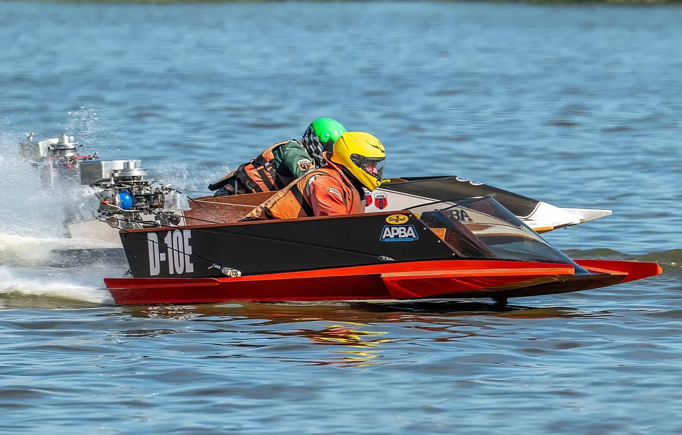 Photo wallpaper race, boat, speed