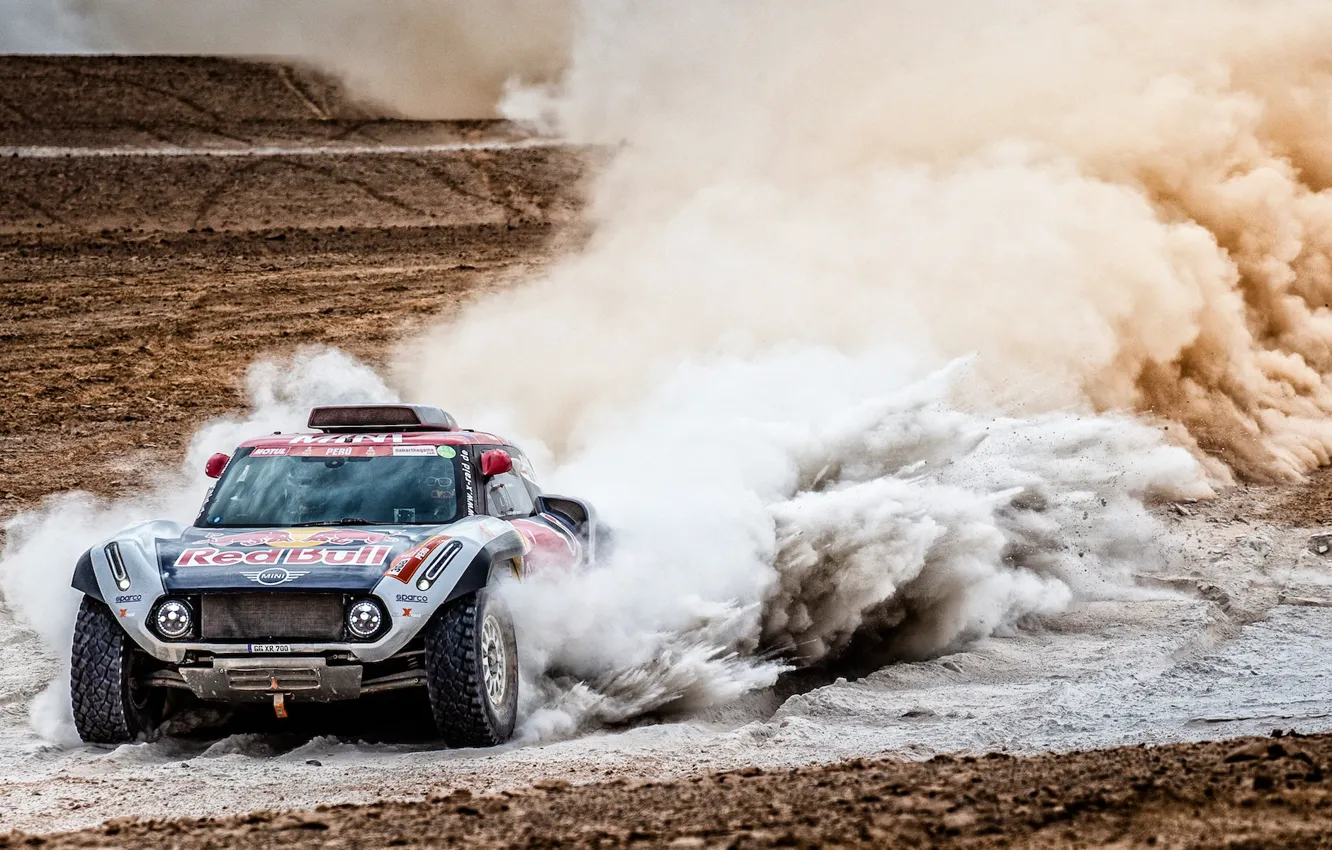 Photo wallpaper Sand, Auto, Sport, Desert, Machine, Speed, Car, Rally