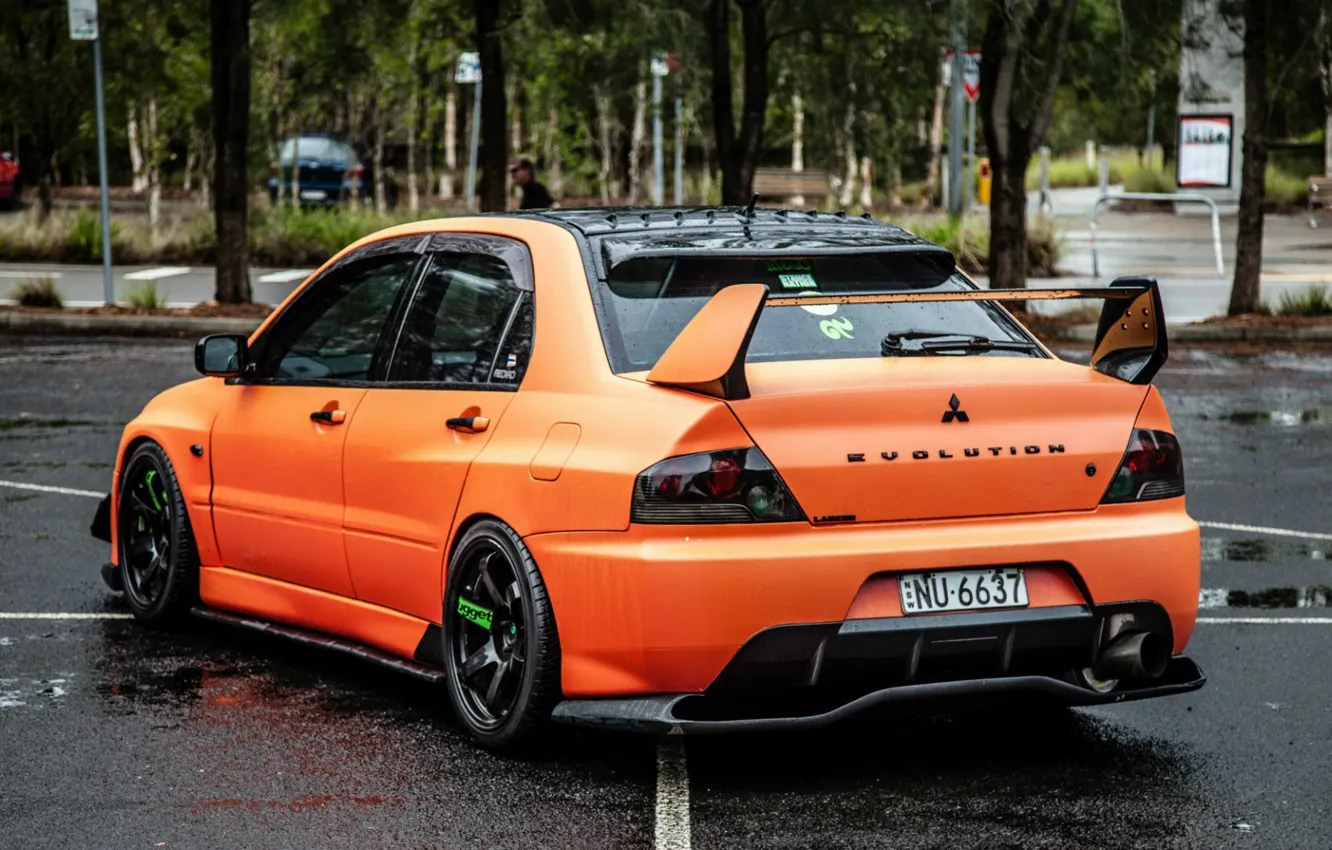 Photo wallpaper Mitsubishi, Lancer, Evolution