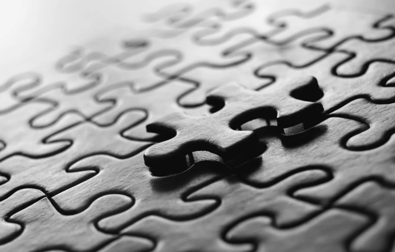 Photo wallpaper macro, background, puzzle