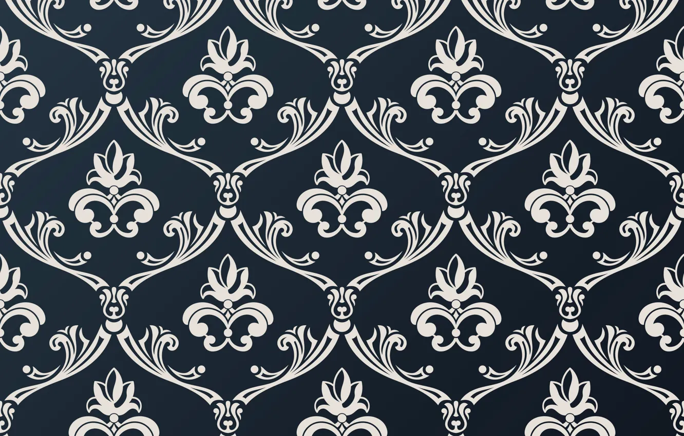 Wallpaper white, blue, retro, background, pattern, vintage for mobile